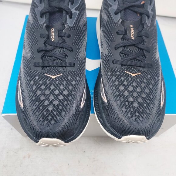 Hoka One One WOMENS Clifton 9 Low Black Sneaker - Picture 6 of 9